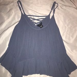 Rue 21 pastel blue flowy top